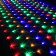 thumbnail image 1 of Luces de red LED, luces de colores, luces intermitentes, cadena de luces de bajo voltaje de 24 V, luces de red de pesca solares para exteriores, luces de decoración para festivales de césped, 1 of 5