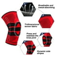 thumbnail image 3 of Spring silicone Sports knee guard - Running fitness cycling sports guard, 3 of 6