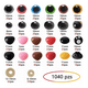 thumbnail image 2 of Ojos Y Nariz Seguridad Amigurumis 1040 Pzas, Negros, 2 of 5