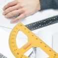 thumbnail image 2 of KAKOWELY Giant Protractor Semi-circle Angle Protractor Measuring Tool 180 Degree Protractor,19.69X"X9.92"X0.59", 2 of 5