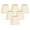 Eggshell - 6 Pack, variant on Royal Designs, Inc. Hardback Empire Chandelier Basic Shade CS-903-6BG-6, Beige, 4 x 6 x 5.5, Pack of 6
