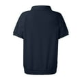 thumbnail image 5 of GXIPO Womens Polo Shirts Short Sleeve Button Lapel Collared Summer Tops Business Casual Basic Tees Navy L, 5 of 5