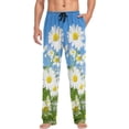 thumbnail image 4 of Spring Cute Flowers Ghost Pajama Pants, Men's Lounge Pants Light with Drawstring and Pockets, Christmas New Year Birthday Father's Day Gifts, Small, 4 of 7