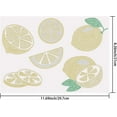 thumbnail image 2 of 6 Style Lemon Iron on Rhinestones Transfer Slice of Lemon Heat Transfer Hot Fix Stickers Applique Patch, 2 of 7