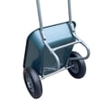 thumbnail image 5 of Memoryfield Dual-Wheel Wheelbarrow Garden Cart, Heavy Duty Utility Cart with Built-in Stand, Yard Cart for Garden, Lawn & Home Use, Army Green, 5 of 5