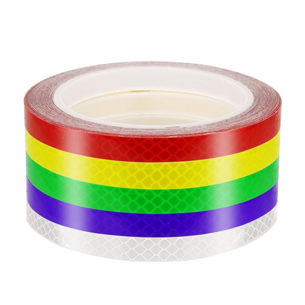 5 Package Reflective Tape Outdoor Safety Warning Lighting Sticker