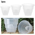 thumbnail image 3 of Pots pour Orchidées à Croissance Verticale / Pot de Fleurs en Résine à Haute Ventilation / Empêche, 3 of 5