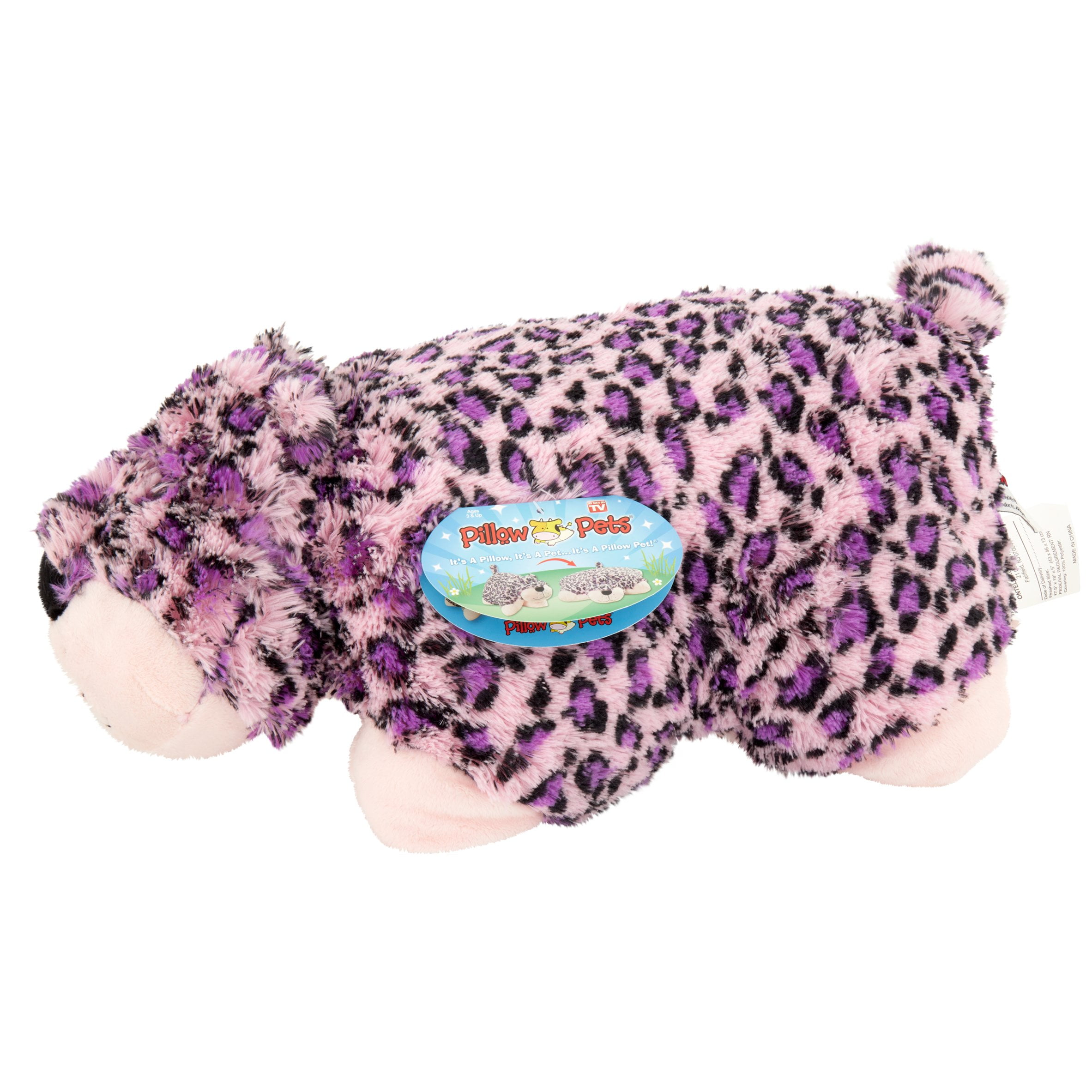 As Seen On Tv Pillow Pet Pink Leopard Walmart Com