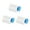 Blue,3 Pack, variant on Magik 3-6 Pack Rolling Tube Toothpaste Squeezer Easy Dispenser Seat Holder Stand