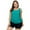 Green, variant on Women's Plus Size Swimwear Tankini Swimdress Two Piece Bathing Suit Tummy Control Swimsuit，Purple