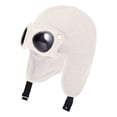 thumbnail image 4 of AWZXDE Windproof Lined Knitted Flight Winter Hood Cap With Goggles For Kids Outdoor Warm Wear, 4 of 4