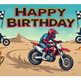 thumbnail image 3 of Motocross Themed Happy Birthday Banner Backdrop Background Decorations Party Supplies for Birthday Party Photo Booth Decor Kids Room Decor Photography Props, 3 of 7