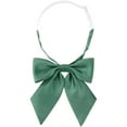thumbnail image 1 of INSPIRAR CHIC Lazos Metálicos Brillantes para Mujeres, Lazos Pre-atados de Color Sólido, Bonitos, Verde Oscuro, Talla Única, 1 of 6