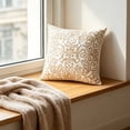 thumbnail image 5 of MMJ Pillow Covers Embroidered Cotton Throw Pillow Covers Decorative Cushion Case Home Sofa Bedroom 18x18in, 5 of 9