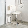 thumbnail image 5 of Amdohai Chaise de Douche pour Aînés à Hauteur Réglable Banc Tabouret Siège, 5 of 5