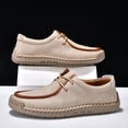 thumbnail image 2 of HAJWOH Leather Loafers, Men's Casual Shoes, Driving Shoes,Loafers, Comfortable Sneakers, Walking Shoes, Perfect for Business-Casual and Office Wear, 2 of 5