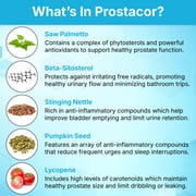 Prostacor - Natural Prostate Support Supplement - Non-GMO, Vegan, Gluten-Free
