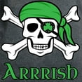 thumbnail image 3 of CafePress - Irish Pirate Women's Dark T Shirt - Women's Traditional Fit Dark T-Shirt, 3 of 4
