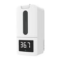 thumbnail image 2 of 700Ml Intelligent Disinfection And Body Temperature Measurement Integrated Machine, Temperature Measurement Voice Broadcast, Multi-Language Induction Soap Dispenser (White/A1 Spray Type), 2 of 4