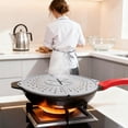 thumbnail image 6 of Silicone Splatter Screen For Frying Pan Foldable Guard Grease Guard, 6 of 10