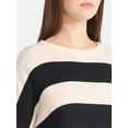 thumbnail image 4 of No Boundaries Striped Sweater, Lightweight, Women's, 4 of 5