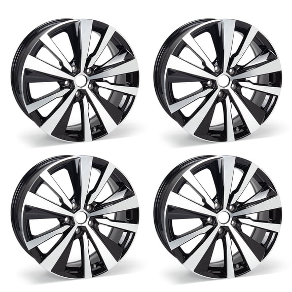 4-Pack 19" Black Wheel Rim 19x8 inch New Replacement for Nissan Altima 2019-2022 62785