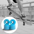 thumbnail image 2 of Soidarity 4 piezas rueda de monopatín ruedas de longboard reemplazo profesional azul oscuro patinar Azul Soidarity OD020059-01, 2 of 6