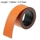 thumbnail image 2 of 2 Pcs Tira Magnética Borrable 1 Pulgada x 3.3 Pies Etiquetas de Hoja Magnética Escritable Naranja, 2 of 4