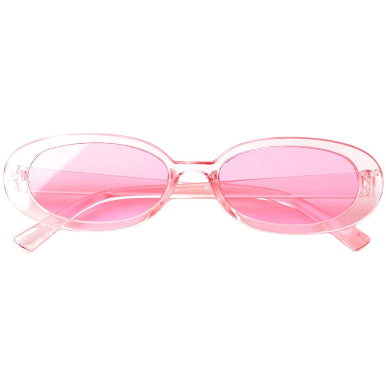 Retro Oval Sunglasses for Women Fashion Small Oval Frame Sun  display picture 3