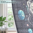 thumbnail image 4 of Yayeee Window Curtains Set of 2 for Living Room Light Filtering 63"x42", Black Record, 4 of 7