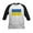 Black/White, variant on CafePress - Ukraine Flag Baseball Jersey - Kids Cotton Baseball Jersey, 3/4 Sleeve Shirt