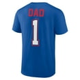 thumbnail image 3 of Men's Royal Chicago Cubs Father's Day #1 Dad T-Shirt, 3 of 3