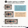 thumbnail image 3 of Kitchen Rugs Sets of 3 Non Slip Washable Kitchen Mats for Floor, Waterproof Kitchen Runner Rug, Floor Mat Carpet for Entryway, Laundry, Sink, Hallway, Bathroom, 3 of 12