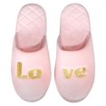 thumbnail image 4 of INC International Concepts Women’s Velour Scuff Slippers, Light Pink, Large, 4 of 4