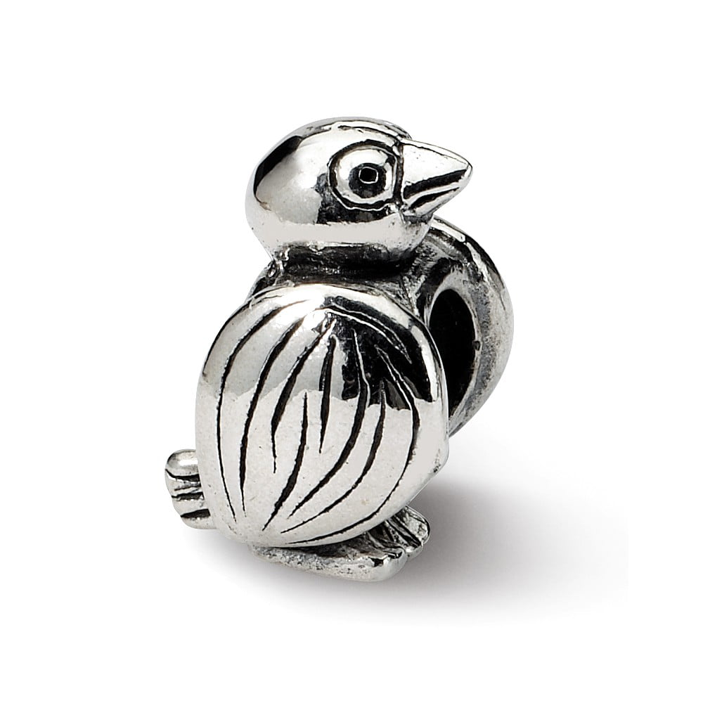 FB Jewels Solid Sterling Silver Polished Bird Enhancer 