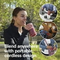 thumbnail image 3 of Hamilton Beach Blend Now Portable Personal Blender for Smoothies with Travel Lid, 16 oz, Black, 3 of 13