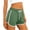 EJ62_Green, variant on IYYVV Womens Athletic Shorts Baggy Running Color Block Dolphin Shorts with Pockets and Drawstring Gray M