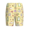 thumbnail image 7 of Daiia Frog Bee Mens Woven Stretch Pajama Short,Short Pajama Pants-Medium, 7 of 7