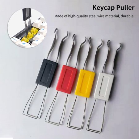Xinyolin Keycap Puller Universal Anti-skidding Handle Metal Computer Keyboard Cap Extractor for Mechanical Keyboard