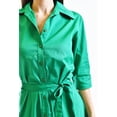 thumbnail image 4 of Vestido de popelina Roman Fashion Juvenil 1063 Verde, 4 of 5