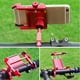 thumbnail image 3 of Soporte para teléfono en el manillar de la motocicleta, antivibración, accesorios antirrobo para teléfono celular Rotación 360 roja, 3 of 9