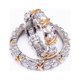 thumbnail image 4 of Precios de Oportunidad, Anillo de separación de color de diamante completo, anillo de pareja de color completo, sensación súper delicada y súper aireada Akmoler, 4 of 8