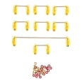 thumbnail image 4 of Minkissy 1 Set Brass Square Professional Design Satellite Switch Mechanical Keyboard with Multi-Device Compatibility, 4 of 8