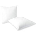 thumbnail image 5 of Encasa Homes Velvet Throw Pillow Cushion Cover 2 pcs Set - White - 18 x 18 inch / 45 x 45 cm Solid Plain Dyed Soft & Smooth, Made in India, Square Accent Decorative Pillowcase for Couch, Chair,Bed, 5 of 8
