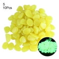 thumbnail image 2 of Yirtree Glow in The Dark Rocks 10PCS, Glowing Fish Tank Pebbles - Indoor/Outdoor Yard Décor; Garden/Aquarium/Planter/Walkway/Driveway, Multi, 2 of 8