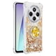 thumbnail image 2 of Funda para Xiaomi Redmi 14C con Brillo Líquido Flotante, Purpurina, Parachoques y Anillo Giratorio Soporte, 2 of 5
