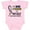 AD-Pink, variant on Inktastic I Wear Blue and Yellow for Myself- Down Syndrome awareness Boys or Girls Baby Bodysuit
