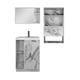 thumbnail image 1 of Combo Gabinete De Baño VIENA Mueble Sobre WC Y Botiquin., 1 of 7