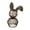 D, variant on LQPWZU Easter Wicker Bunny Decor Rattan Effect Resin Bunny with Linen Bow Woven Outdoor Wicker Topiary Rabbit Decoration for Porch Table Spring Home Farmhouse Kitchen