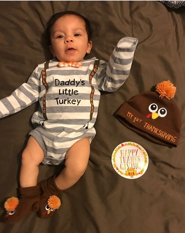 thanksgiving baby socks